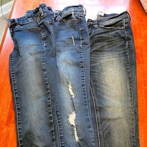 Women's size 0 Jegging jeans (3 pairs!)